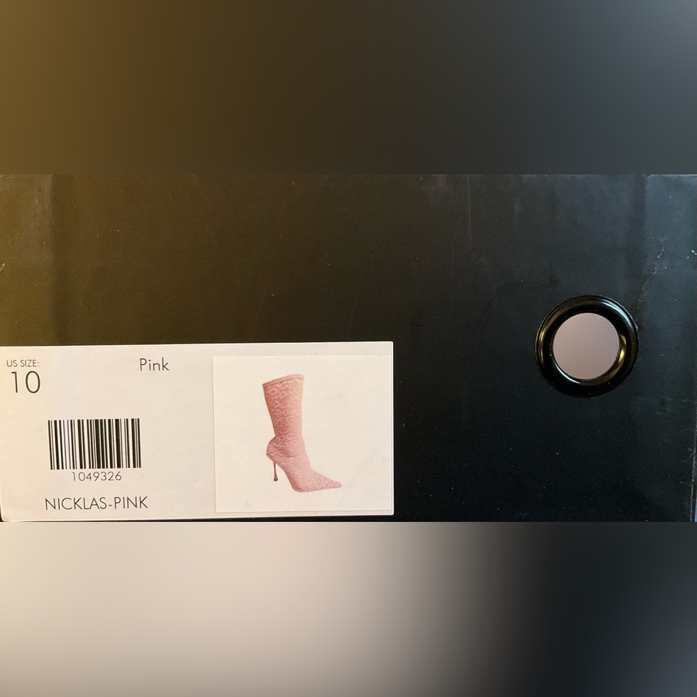 Elegant Pink Ankle Booties - Picture 6 of 6